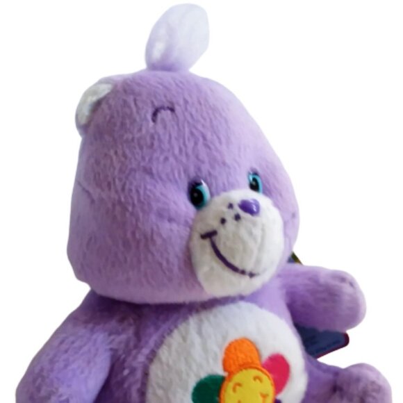 Care Bears Harmony Bear Purple Flower Nanco 2004 - Picture 4 of 11